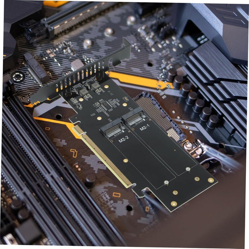 SMASOLO Pci-e Adapter Port Nvme Expansion Board Dual-Sided Ssd Converter Card for Server Chassis High Stability and Easy Installation Compatible Nvme Protocol - Image 5