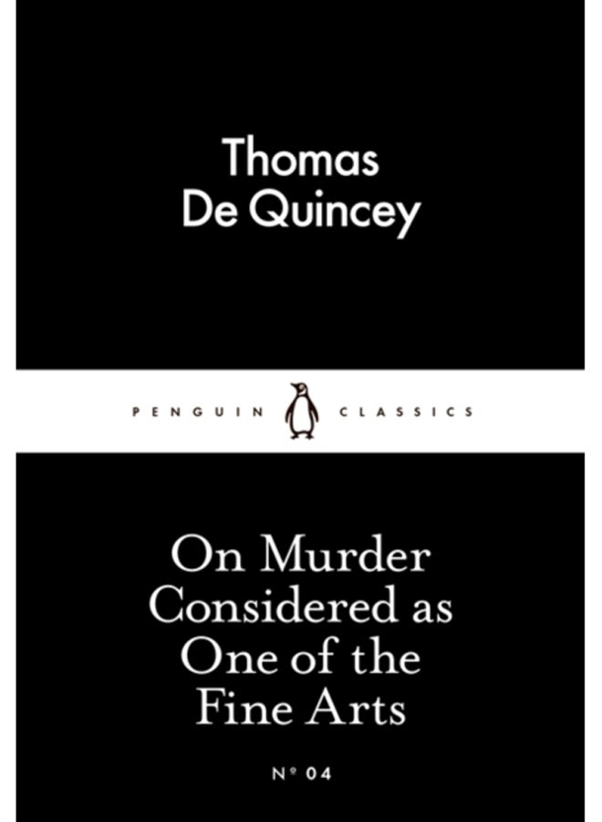 On Murder Considered as One of the Fine Arts