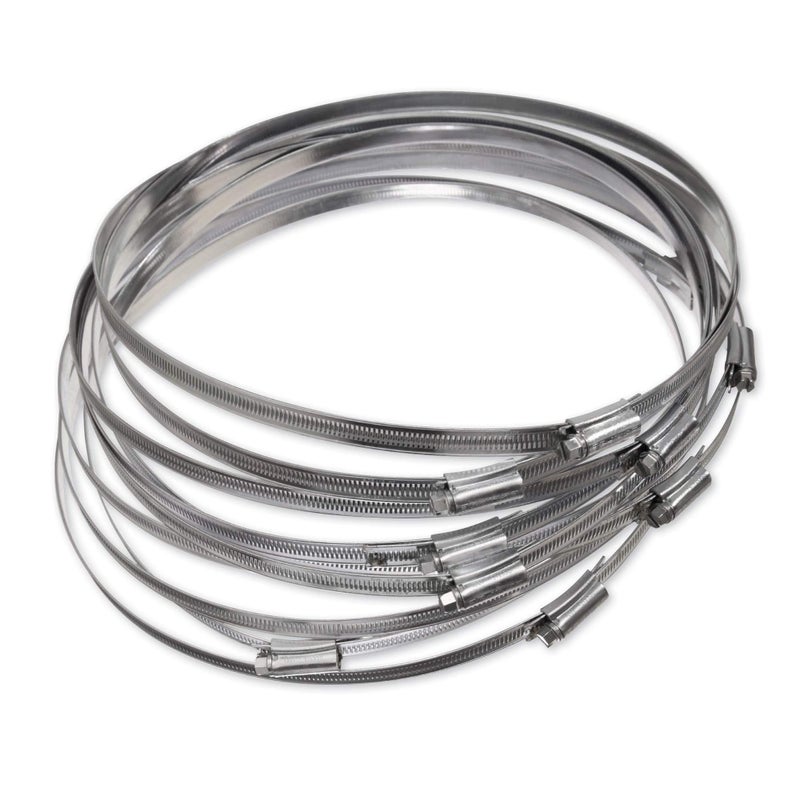 eclipse ECLIPSE Eclipse Professional Tools ECW1-14 W1 Bag of 10 290-330mm (11 ?" - 13") Mild Steel Worm Gear Hose Clamps  - Image 1