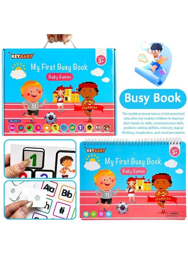 Reusable educational learning sticker books, quiet books, preschool activity books, sensory toys, kindergarten educational toy gift sets. - Image 4