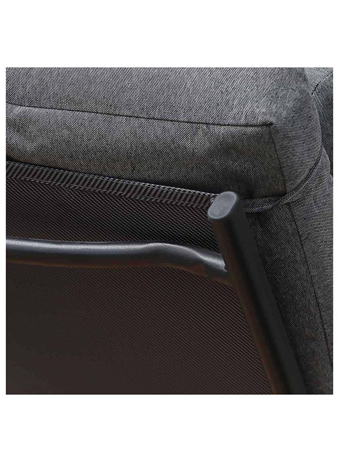 DANUBE HOME Sunny Lounger With Side Table Modern Design Poolside Louge Chair Single Seater Sun Bed Heavy Duty Lounge Recliner Chairs For Outdoor Garden Pool SideL 199xW 87xH 30 88 cm Grey - Image 5