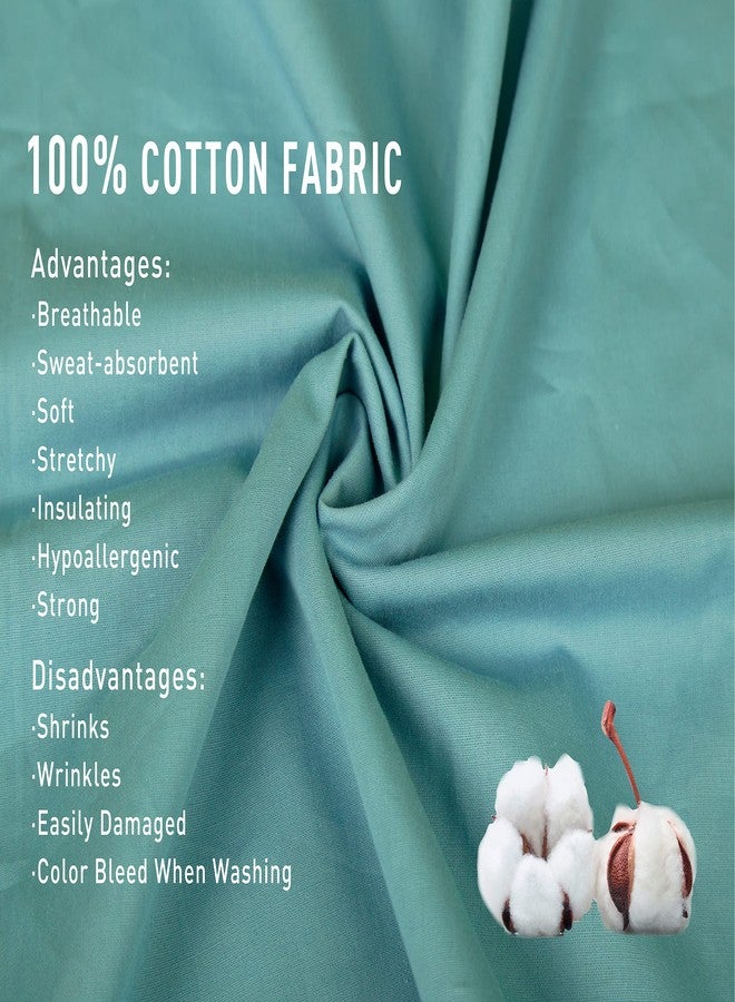 Sunflower Body Pillowcase 100% Cotton Long Pillow Cover/Case Envelope Closure 1 Pack, 21×54 inches Lagoon, Soft and Breathable - Image 2