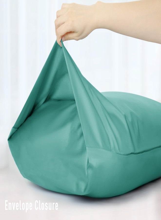 Sunflower Body Pillowcase 100% Cotton Long Pillow Cover/Case Envelope Closure 1 Pack, 21×54 inches Lagoon, Soft and Breathable - Image 4