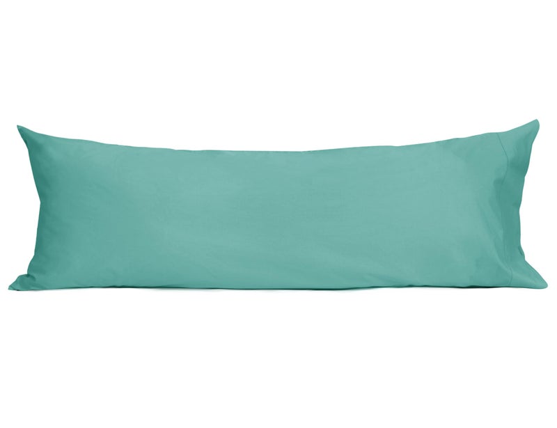 Sunflower Body Pillowcase 100% Cotton Long Pillow Cover/Case Envelope Closure 1 Pack, 21×54 inches Lagoon, Soft and Breathable - Image 1