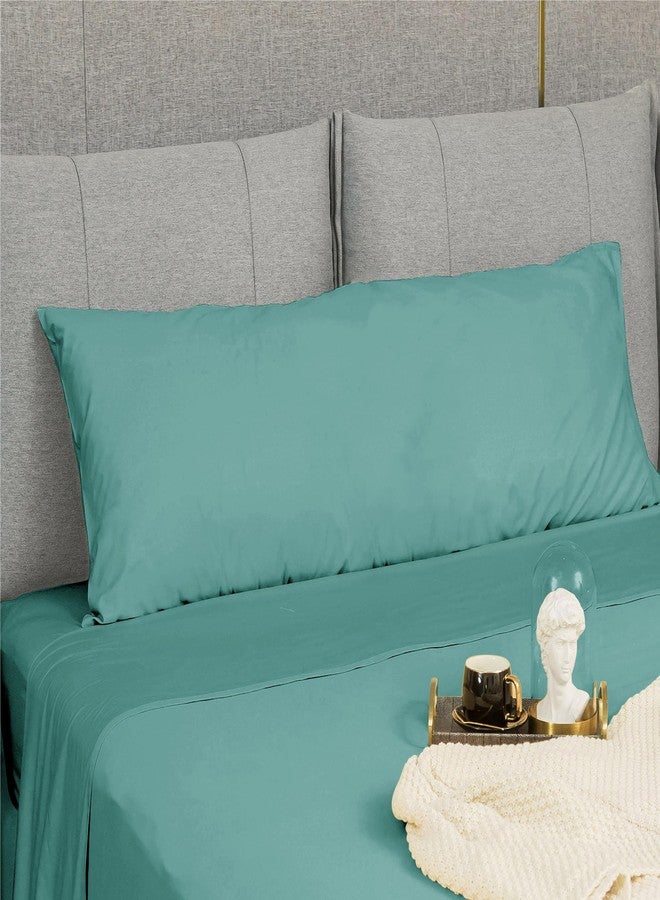 Sunflower Body Pillowcase 100% Cotton Long Pillow Cover/Case Envelope Closure 1 Pack, 21×54 inches Lagoon, Soft and Breathable - Image 3