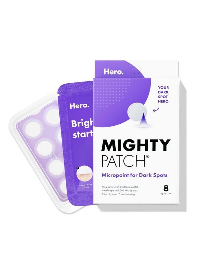 Mighty Patch - Hero Cosmetics Mighty Patch Micropoint™ for Dark Spots - Post-Blemish Dark Spot Patch with 395 Micropoints, Dermatologist Tested and Non-irritating (8 Count) - Image 1
