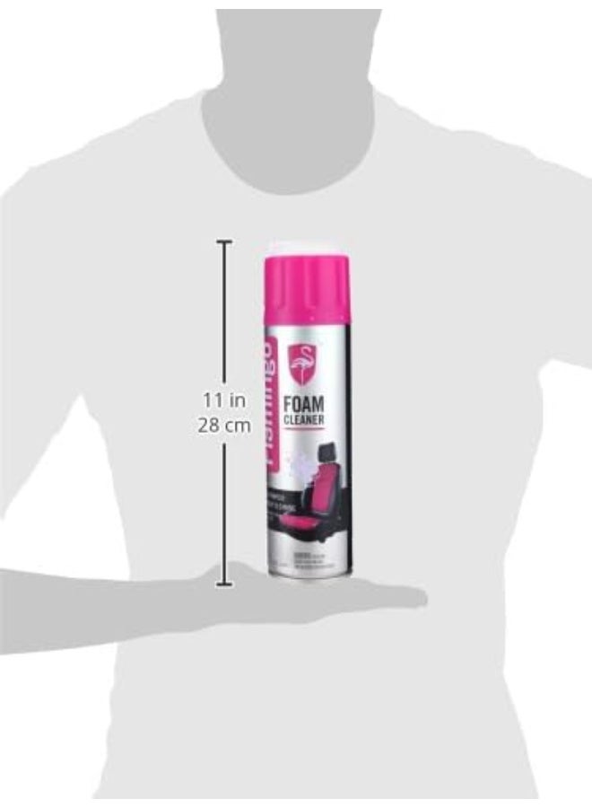 Flamingo Multi-Purpose Foam Cleaner (650ml) - Deep Cleaning for Car Upholstery, Fabric, Carpets, Vinyl, & Leather - Car & Home Interior Cleaner - Image 5