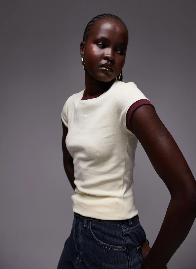 TOPSHOP Crew Neck T-Shirt
