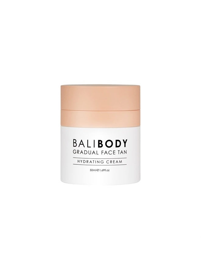 Bali Body Gradual Face Tan | Daily Face Moisturizer | Anti-Aging Hydrating Cream | Evens Skin Tone | Natural Looking Facial Tan for All Skin Types – Unscented, 50ml/1.69 fl oz - Image 1