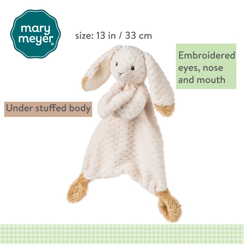 Mary Meyer Lovey Soft Toy, 13-Inches, Oatmeal Bunny - Image 2