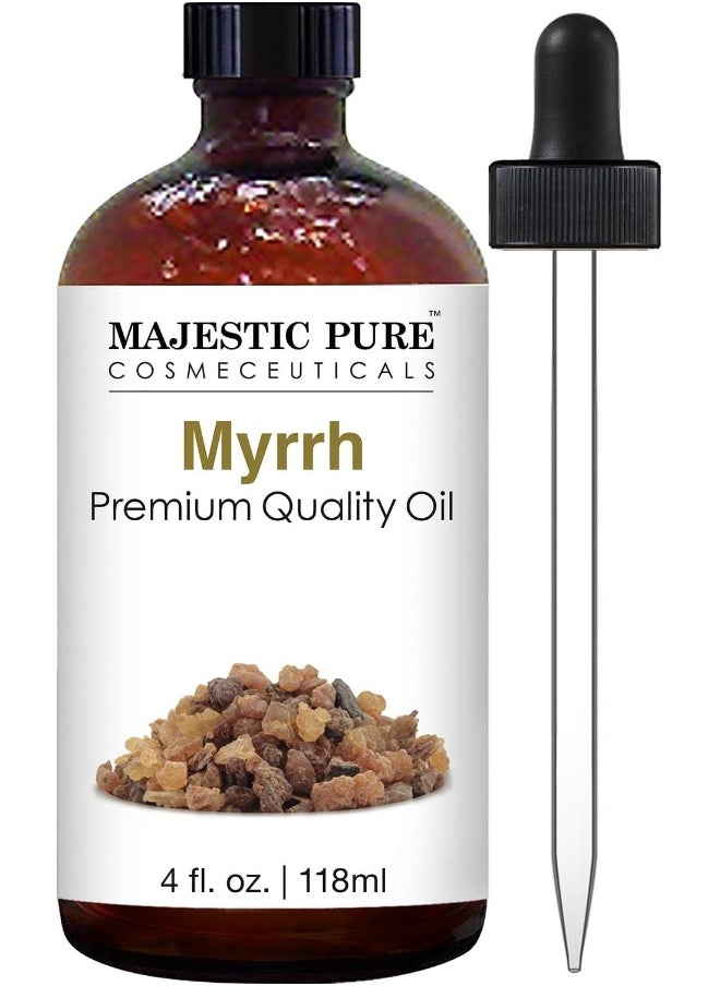 Majestic Pure Majestic Pure Myrrh Oil, Premium Quality, 4 fl Oz  - Image 1