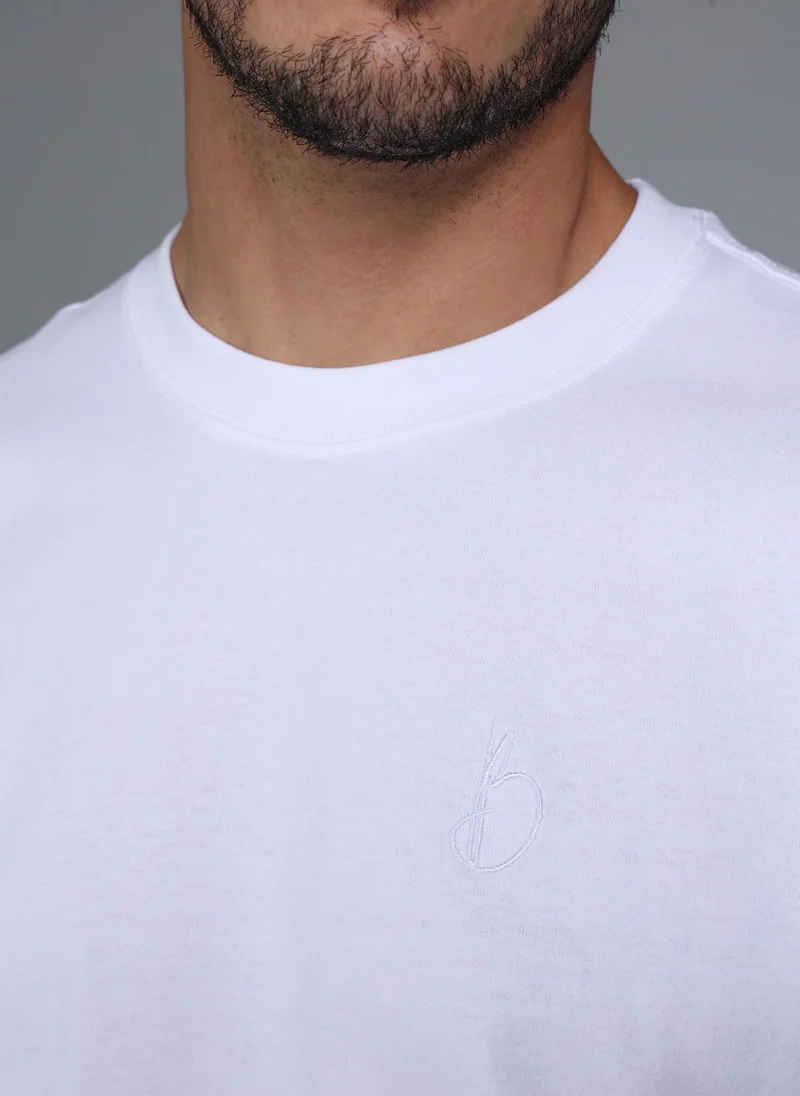 Blañce UAE Signature Classic Oversized Fit T-Shirt - White