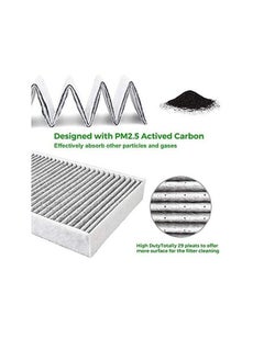 Generic Air Filter for Tesla Model 3 Filter Accessories, Replacement Cabin Air Filter for Model 3/Y 2017-2023, with Activated Carbon Replacement Cabin Air Intake Filter (2 Pcs)  - Image 1