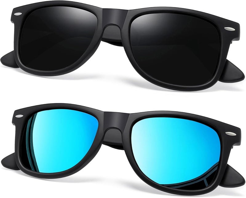 Joopin Square Sunglasses Men Women Polarized UV Protection Classic Trendy Lightweight Designer Sun Glasses for Driving Fishing Hiking Golf - Image 1