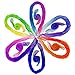 Lolakee Dance Scarves for Kids Juggling Scarves 12 Pcs 24 x 24 Toddler Unisex Multicolored Rainbow Theme - Image 3