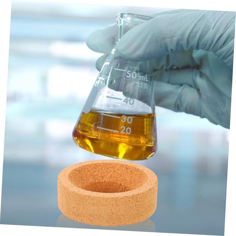 Cork Flask Stand Anti-Slip Base Laboratory Support Round Bottom Flasks Stable Grip Safety - Image 4