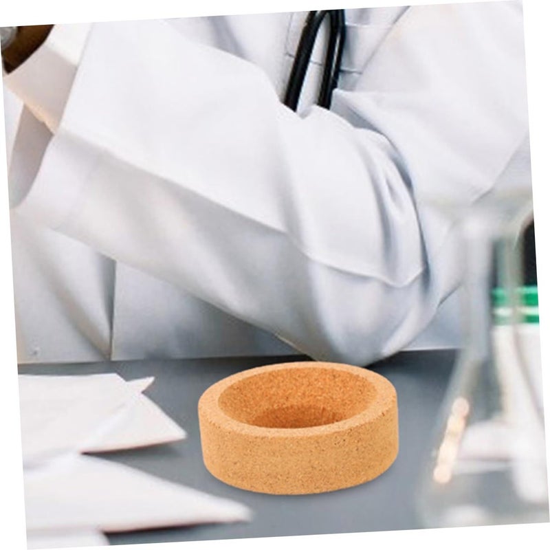 Cork Flask Stand Anti-Slip Base Laboratory Support Round Bottom Flasks Stable Grip Safety - Image 3