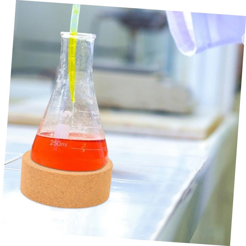 Cork Flask Stand Anti-Slip Base Laboratory Support Round Bottom Flasks Stable Grip Safety - Image 5