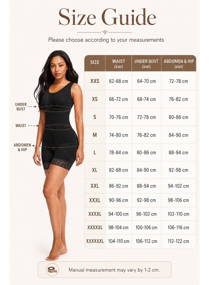 Women Full Body Shapewear Bodysuit – Tummy Control, Butt Lift, Adjustable Hook & Eye, Comfortable Slimming Corset - Image 5
