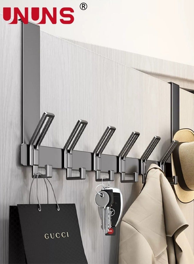 Over the Door Hooks - 3 Pack - 6 Hooks - White - Image 1