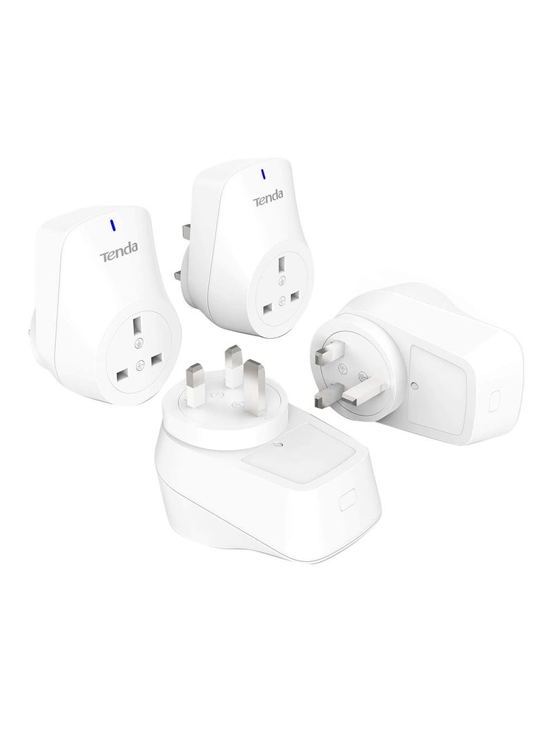 Tenda Smart Plug WiFi Outlet SP3, Works With Alexa, Google Home, Wireless Smart Socket, Remote Control Timer Plug, No Hub Required, APP Control, Pack of 4 - Image 1