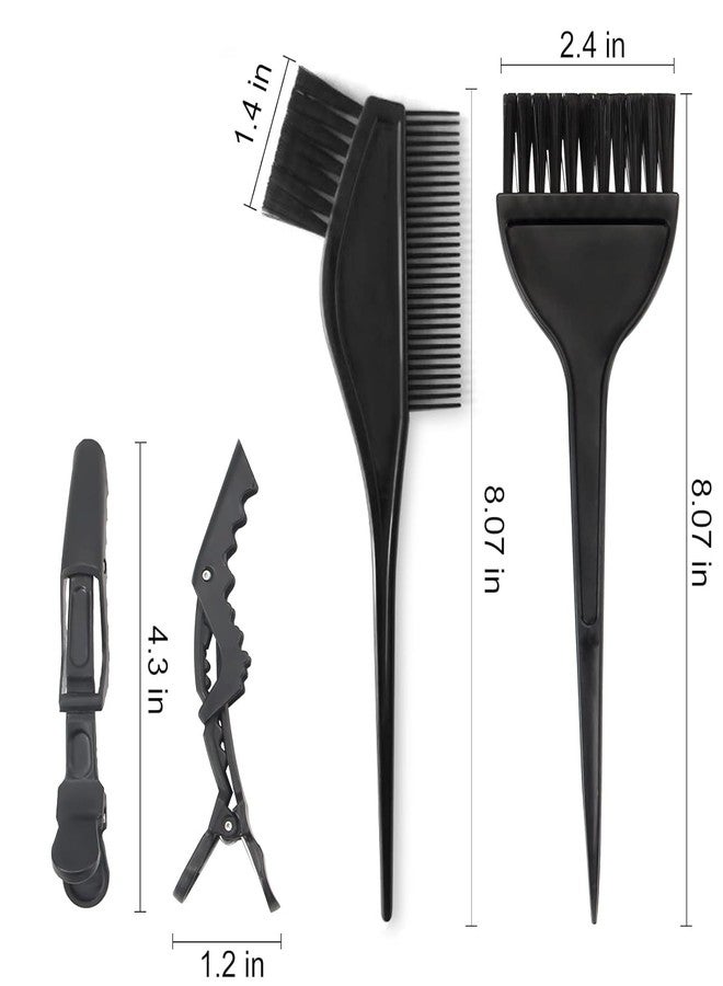 MKSL® 5Pcs Professional Salon Hair Coloring Dyeing Kit, Hair Bleach Dit Hair Coloring Products with Hair Dye Brush, Hair Color Bowl, Hair Clips. - Image 5