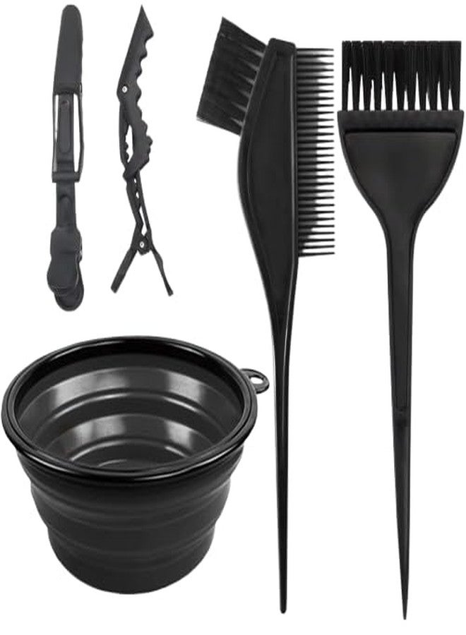 MKSL® 5Pcs Professional Salon Hair Coloring Dyeing Kit, Hair Bleach Dit Hair Coloring Products with Hair Dye Brush, Hair Color Bowl, Hair Clips. - Image 1