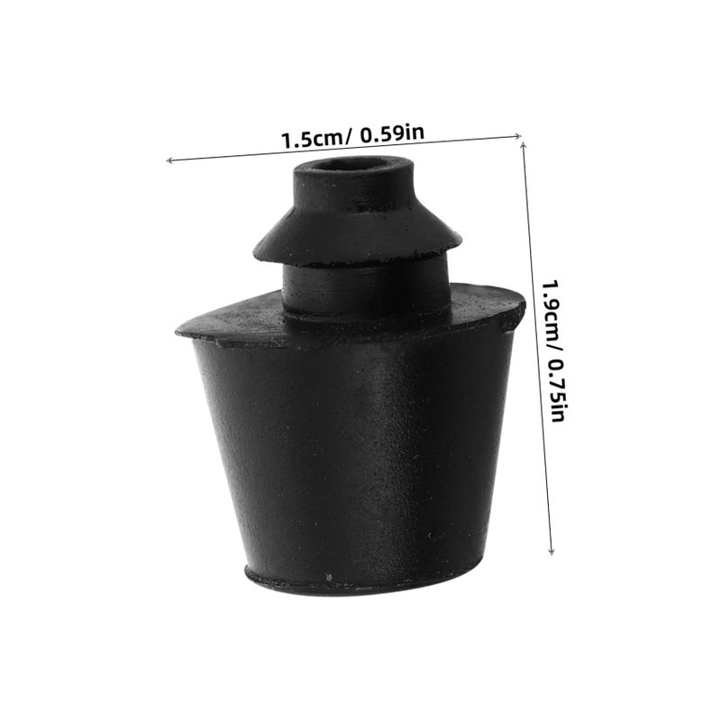 10Pcs Black Rubber Door Stopper Bumper Car Trunk Hood Protector Shock Absorber - Image 3