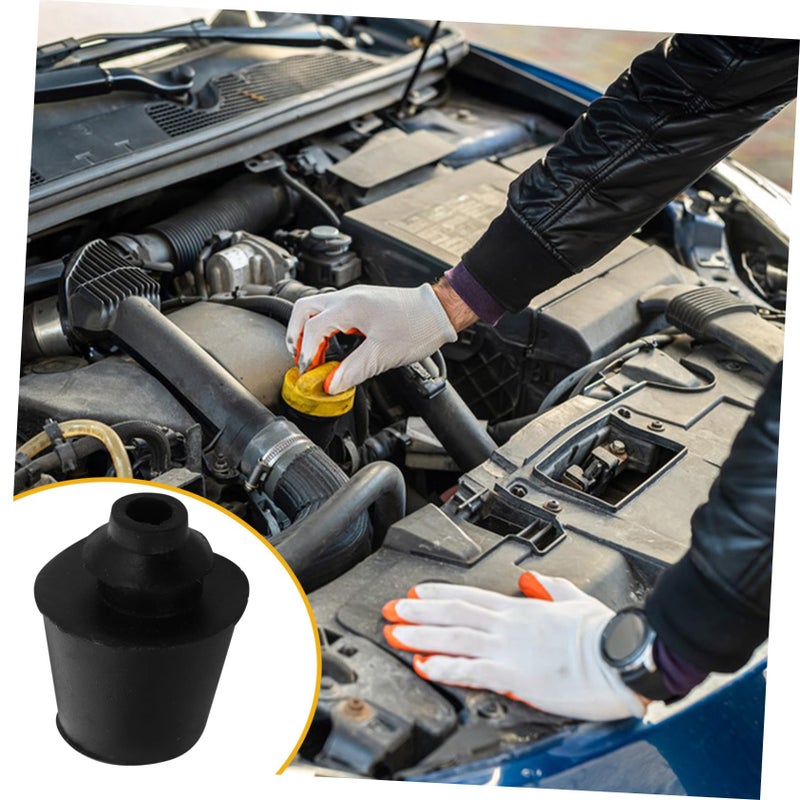 10Pcs Black Rubber Door Stopper Bumper Car Trunk Hood Protector Shock Absorber - Image 5
