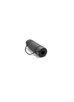 Generic SportQ 10mm Thick Non-Slip Yoga Mat with Attached Strap, Ideal for Yoga, Pilates, and Various Home Exercises black  - Image 1