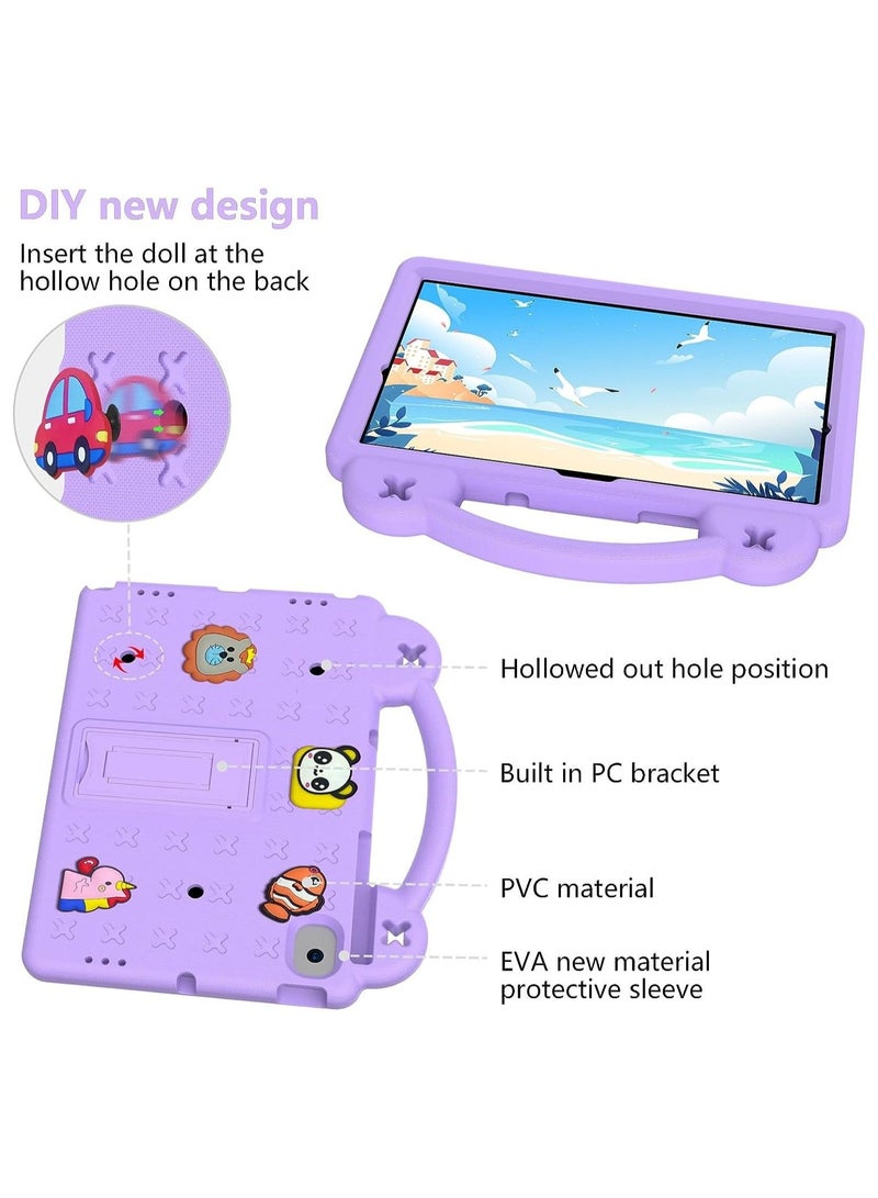 Kids Case Compatible with Lenovo Tab M10 3rd Gen 10.1 inch (TB-328FU/TB-328XU) 2022, Heavy Duty EVA Foam Shockproof Cover Kids Proof Tablet Case with Stand