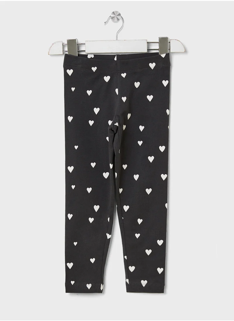 Marks & Spencer Kids Heart Print Leggings