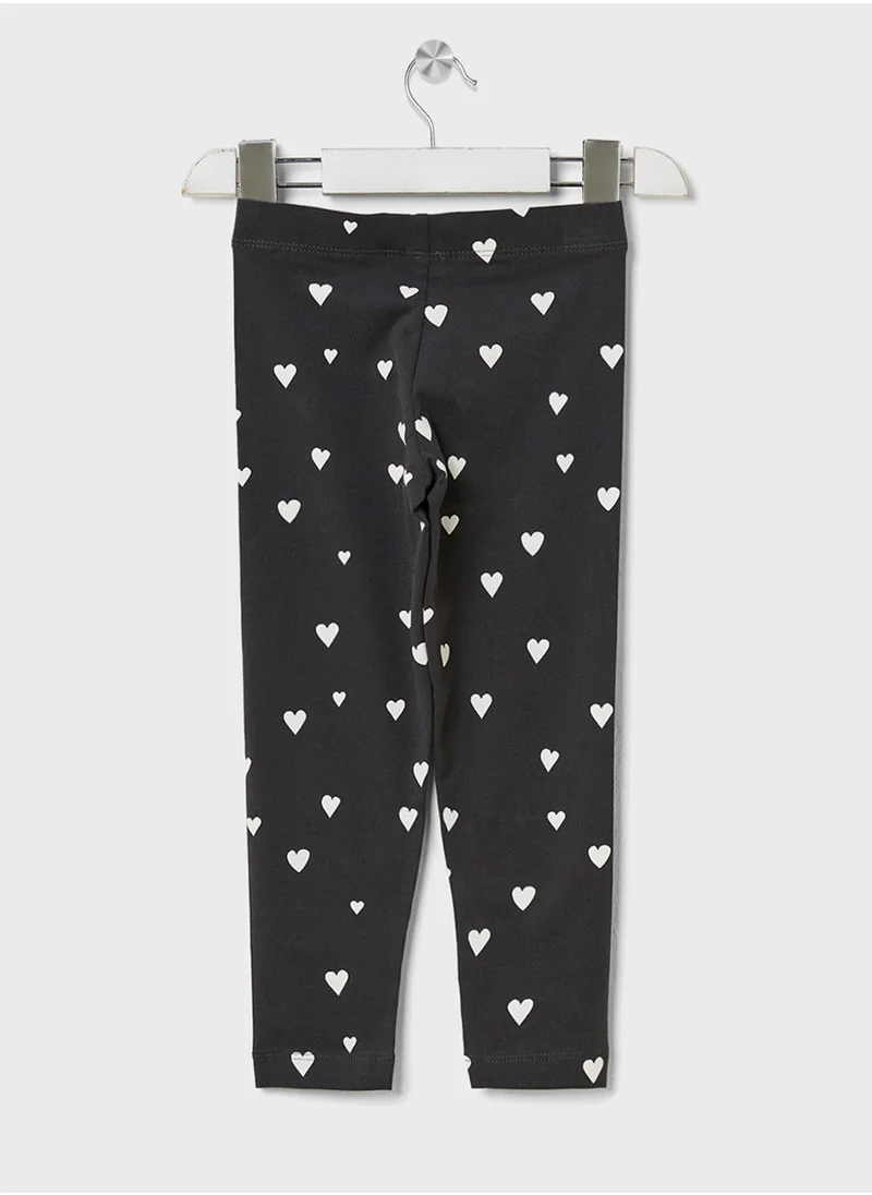 Marks & Spencer Kids Heart Print Leggings