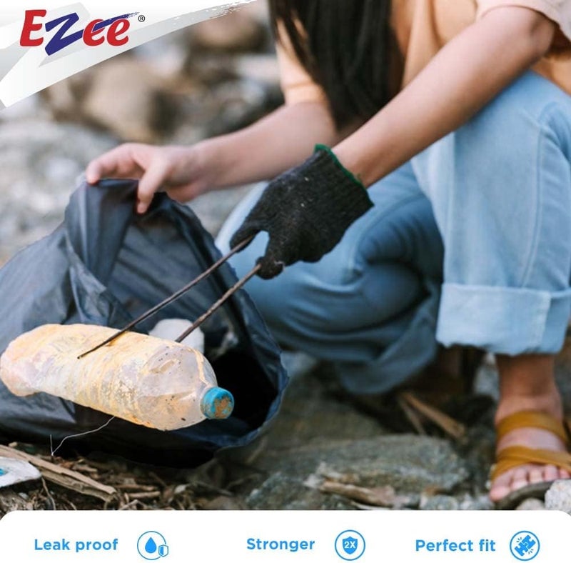 Ezee Garbage Trash Bag for Dustbin | 45 Pcs | Large 24 X 32 Inches | 15 Pcs x Pack of 3 - Image 5