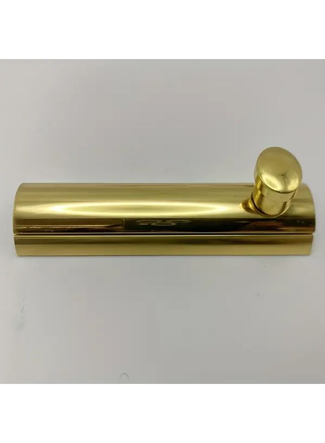Solid Brass Sliding Bolt Lock Heavy Duty Surface Mount for Doors Windows Wardrobe - Image 2