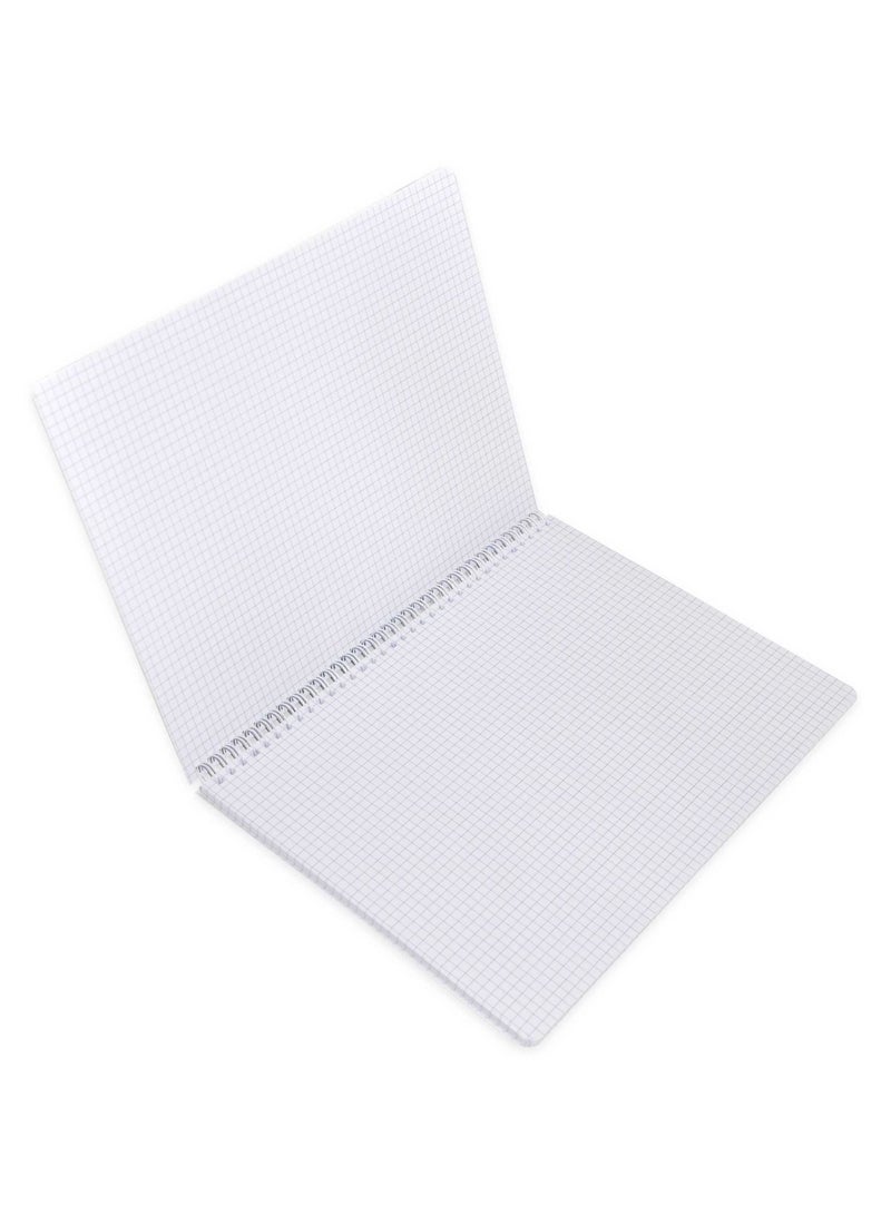 FIS مجموعة FIS من 5 دفاتر ملاحظات حلزونية، A4 5 مم 80 جرام، 74 ورقة - FSNBS90A412 - Image 2