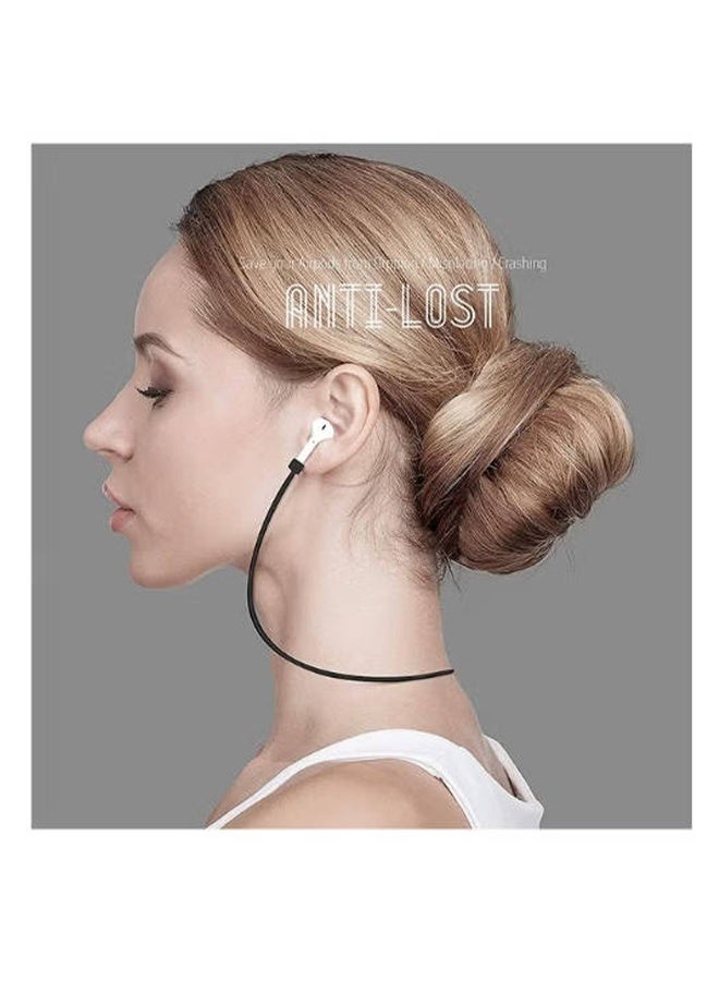 واي جيه 4 قطع حمالة هوائي مقاس 55 سم، سليكون ناعم مضاد للفقد سلك سليكون رياضي وسماعة خطاف الأذن، سماعة رياضية وسماعة أذن لبلوتوث اللاسلكي (ملون) - Image 5