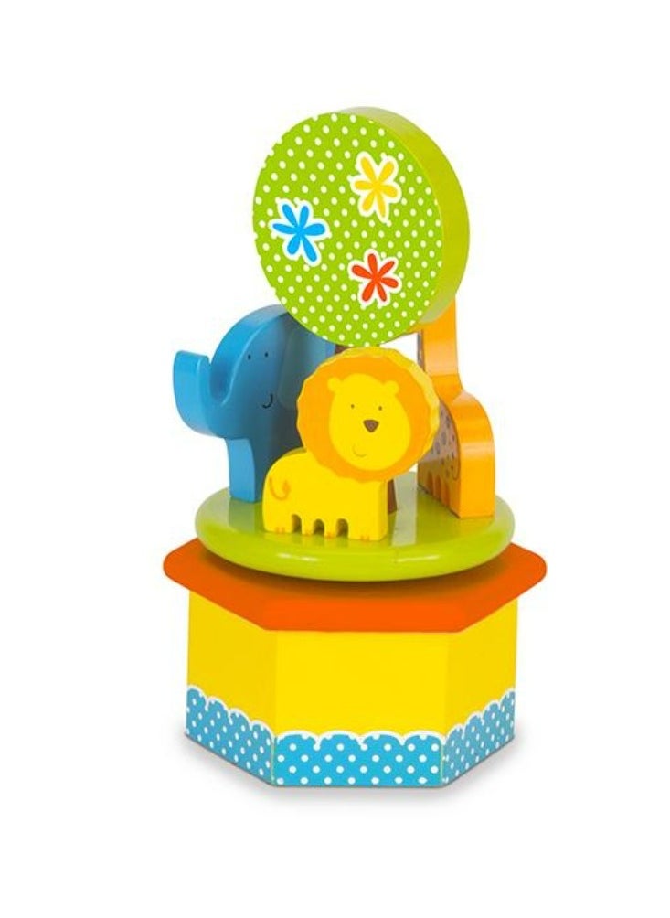 Fiesta Crafts - Fiesta Crafts Jungle Animals Musical Box - Image 1