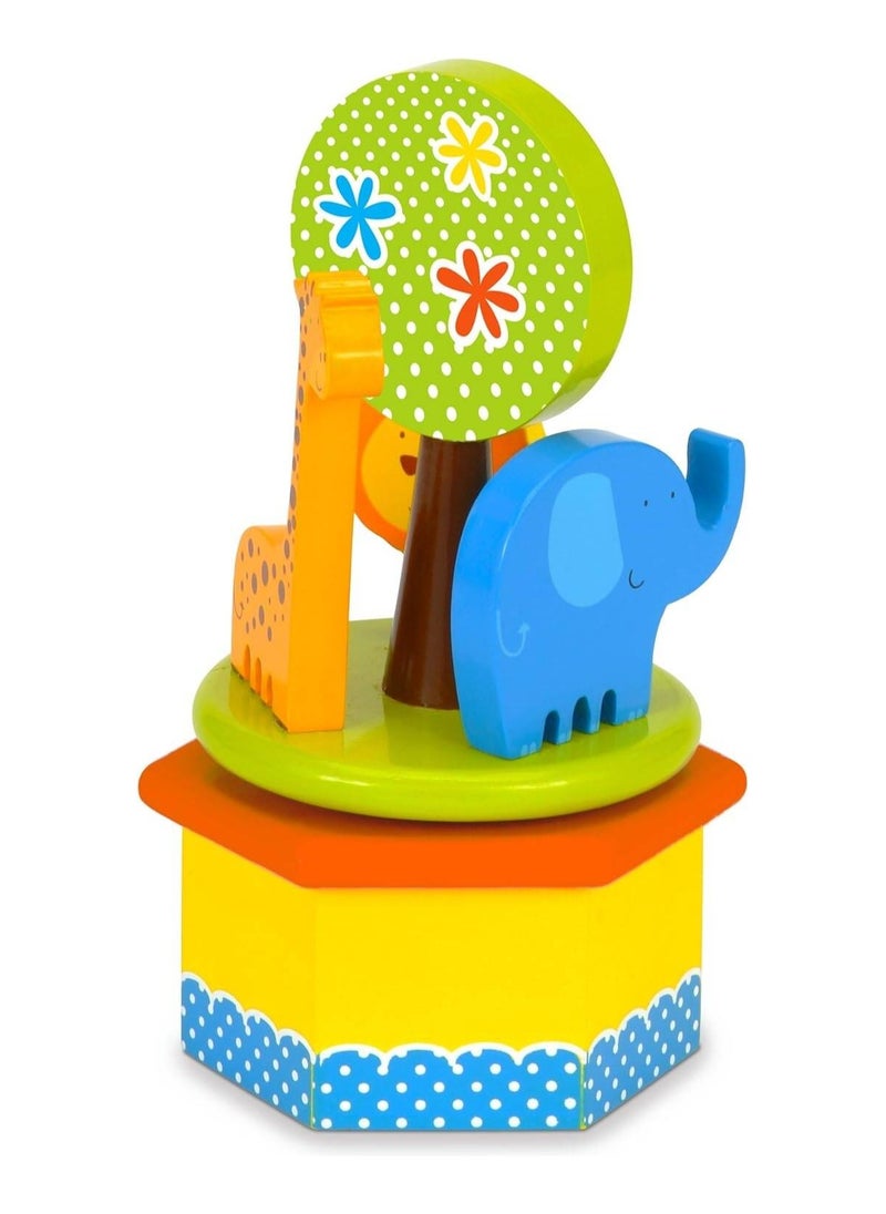 Fiesta Crafts - Fiesta Crafts Jungle Animals Musical Box - Image 1