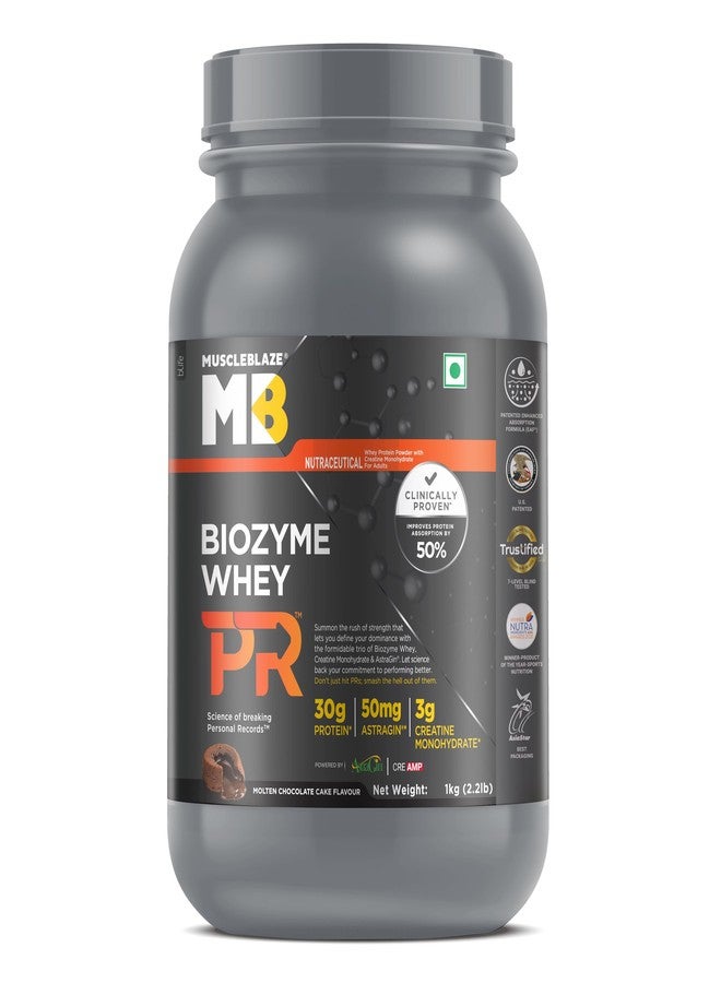 MuscleBlaze Biozyme Whey Protein PR 1kg