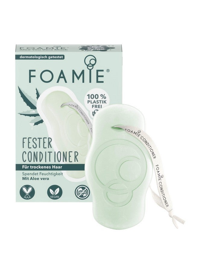 FOAMIE Conditioner Bar Aloe You Vera Much Hair Conditioner Bar For Dry Hair With Allnatural Ecofriendly Ingredients Plastic Free Cruelty Free Vegan Conditioner Bar For All Hair Types - Image 2