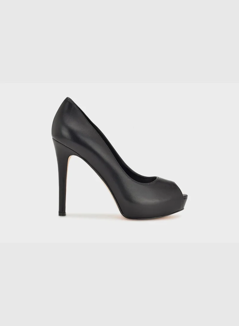 NINE WEST wnHETHR-SS23 High Heel Peep Toe Pumps