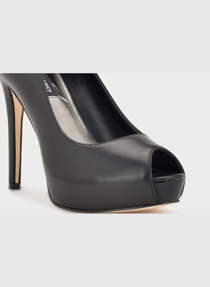 NINE WEST wnHETHR-SS23 High Heel Peep Toe Pumps