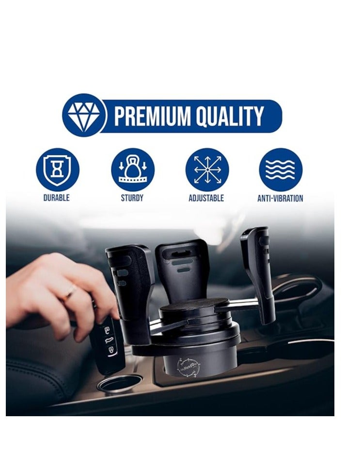 Universal Car Cup Holder with Adjustable Food  Drink Organizer Expandable Car Organizer Best Product Supplier - Image 4