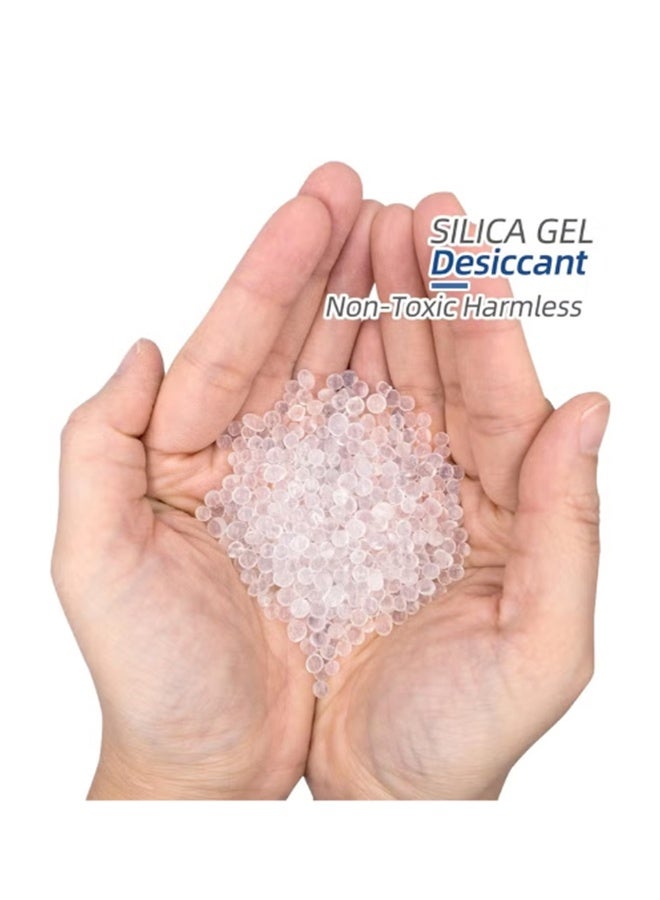 YJ 200 Packs 1 Gram Desiccant Packets Food Safe Silica Gel Desiccant Packets Premium Moisture Absorbers for Food Storage Desiccant Beads Packet for Moisture Storage Control - Image 3