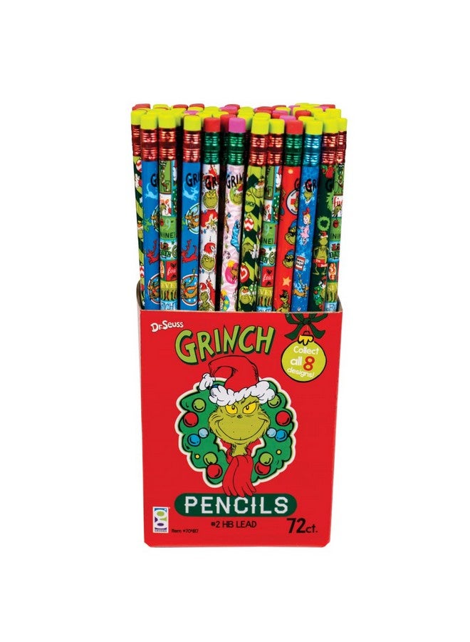 Geddes D Geddes Dr. Seuss Grinch Pencils - 72-Pack Display Box For School And Home Use - Image 2