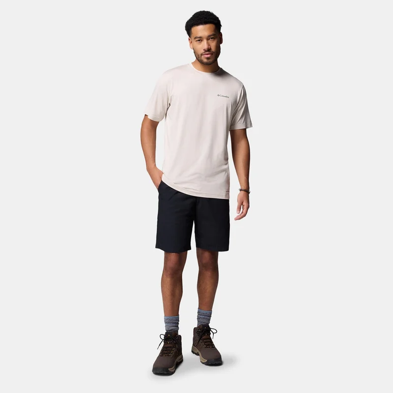 Columbia Beige Men's Kwick Hiking T-Shirt for Men | Best Price UAE