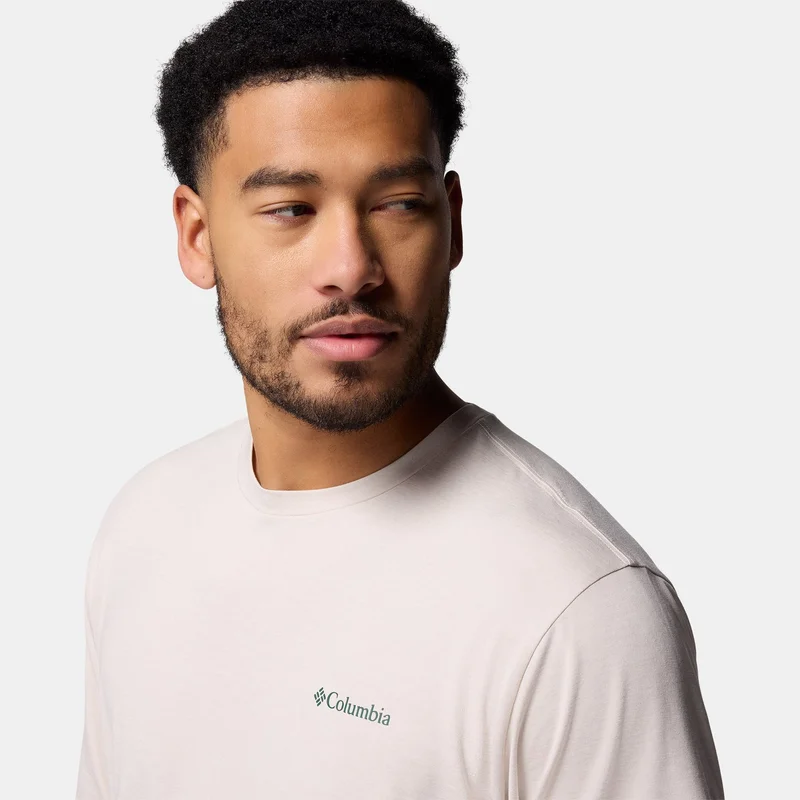 Columbia Beige Men's Kwick Hiking T-Shirt for Men | Best Price UAE
