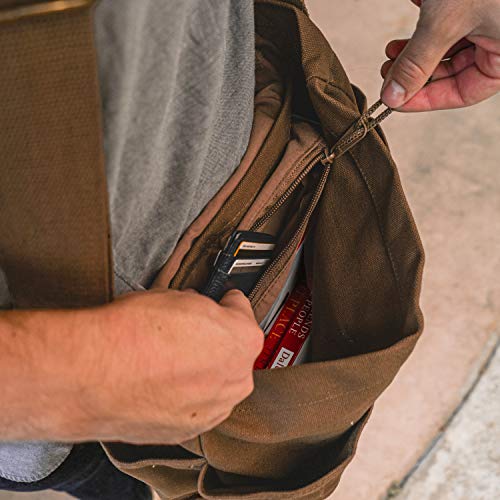 Sweetbriar Classic Vintage Messenger Bag - Original Heavyweight Cotton Canvas Shoulder Bag with Upgraded Features - Image 5