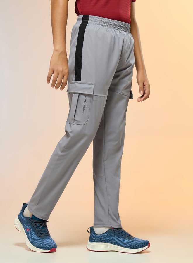 Technosport Teen Straight Fit Sports Cargo Track Pants - Image 3